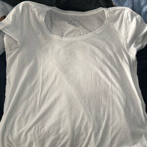 Primary white womens loose fit t-shirt